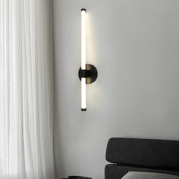 Minimalist wall lamp creative linear LED strip lamp Nordic minimalist living room sofa background wall bedroom bedside lamp