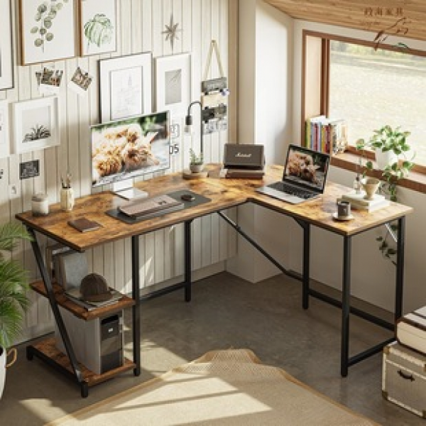 Cross border manufacturer direct sales desktop computer desk home double corner desk double desk office desk computer desk trend