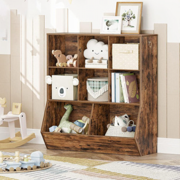 Storage cabinet for magazines, books, and other miscellaneous items, cross-border exclusive for living rooms, bedrooms, children's toy storage cabinets