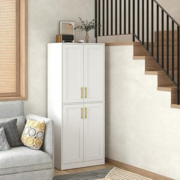 Cross border direct sales storage cabinet suitable for small spaces, double layered high storage cabinets, living rooms, bedrooms, cross-border Amazon hot sales