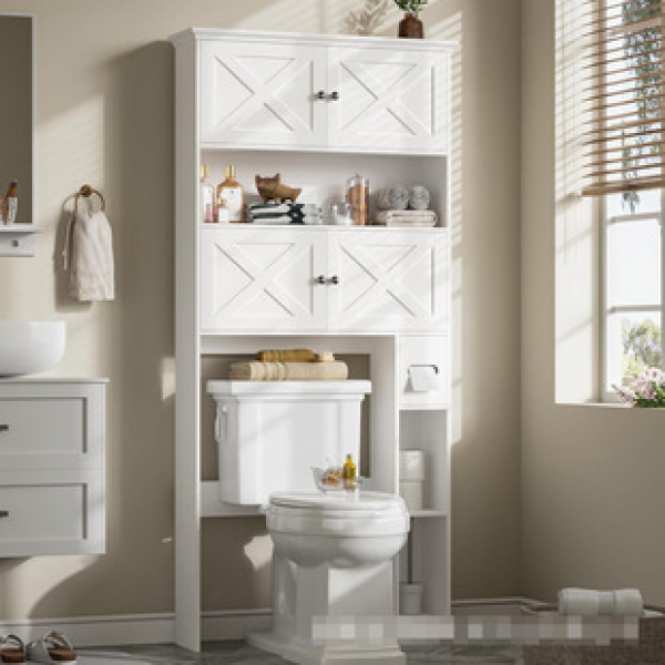 Amazon foreign trade hot selling floor standing storage cabinet with double door storage cabinet panel bathroom narrow farmhouse storage cabinet trend