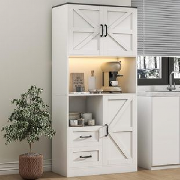 Simple modern storage cabinet, cupboard, microwave cabinet, tea water cabinet, European style sideboard cabinet, kitchen dining cabinet