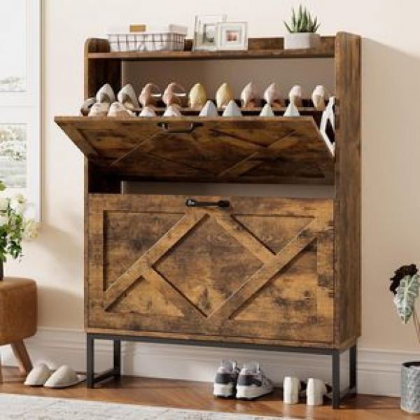 Minimally modern entrance independent shoe cabinet with metal legs cross-border Amazon plate shoe cabinet light luxury shoe cabinet