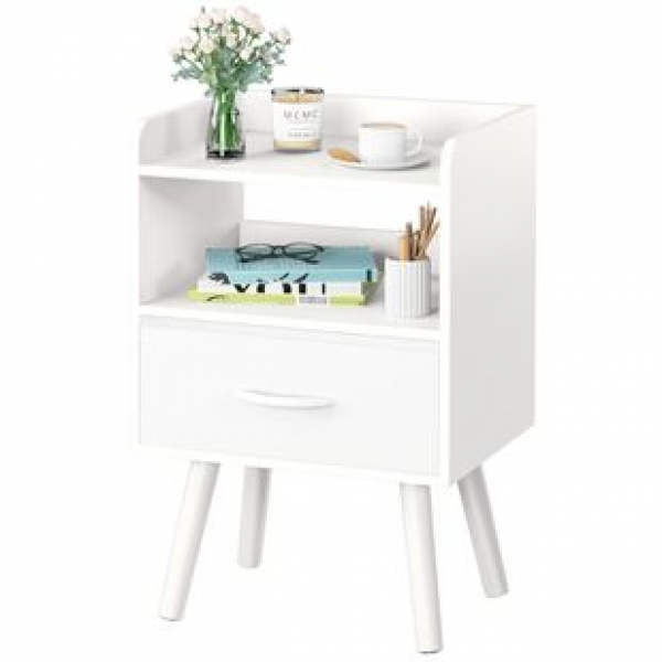 Bedside cabinet, hot selling panel furniture in foreign trade, Asian modern simple assembly drawer cabinet, Amazon factory wholesale