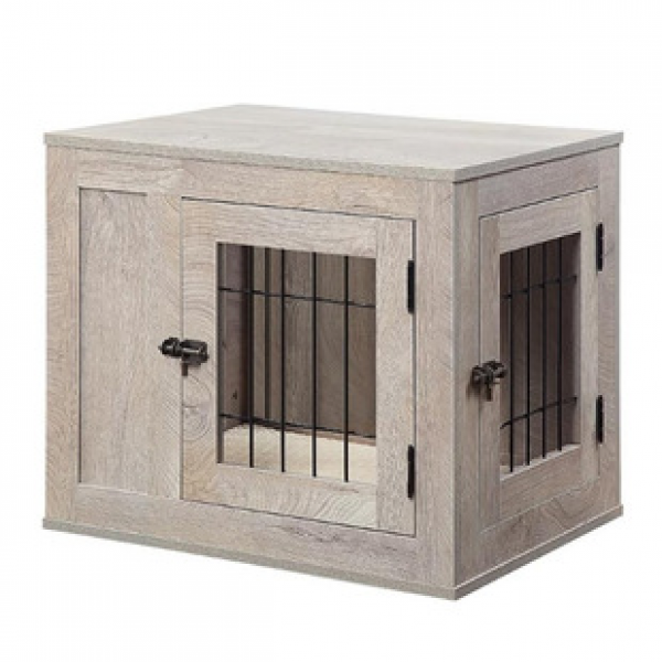 Cross border direct sales Amazon hot selling dog cage furniture panel farmhouse wooden decoration dog box small dog suitable for trend