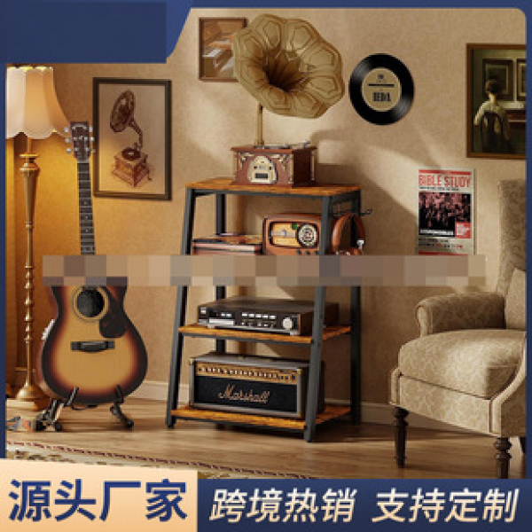 Cross border manufacturer direct sales multi-layer media equipment storage bracket, storage rack, multifunctional CD storage rack, popular item