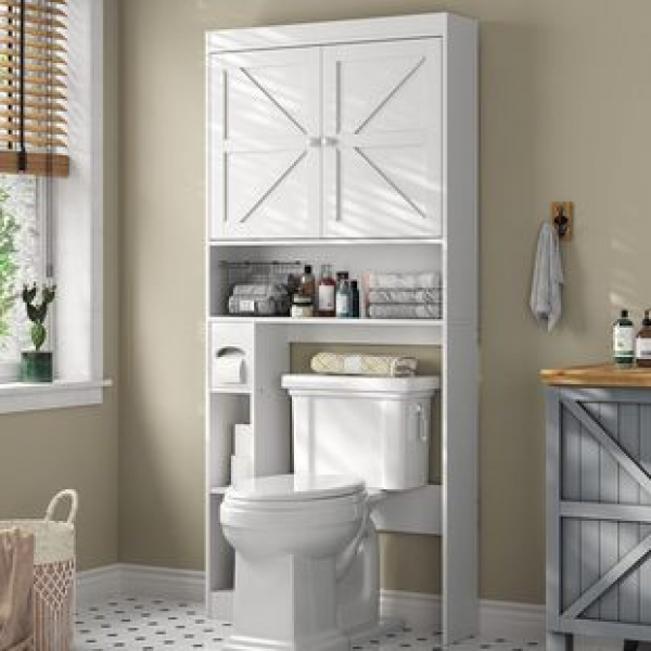 Panel bathroom independent corner floor standing storage cabinet with double door storage cabinet, cross-border Amazon foreign trade hot selling
