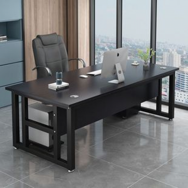 Simple and modern office, single person, employee, desk and chair combination, home desk, boss desk, office desk, computer desk, trendy