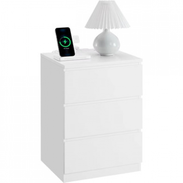 Bedside cabinet solid wood color household bedroom simple, light, luxurious, high-end feeling bedside storage small children's bedside table