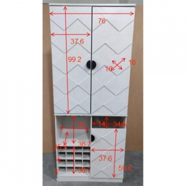 Cross border direct sales shoe cabinet, simple home use, entrance hall cabinet, clothing and hat rack integrated cabinet, entrance door storage and storage cabinet