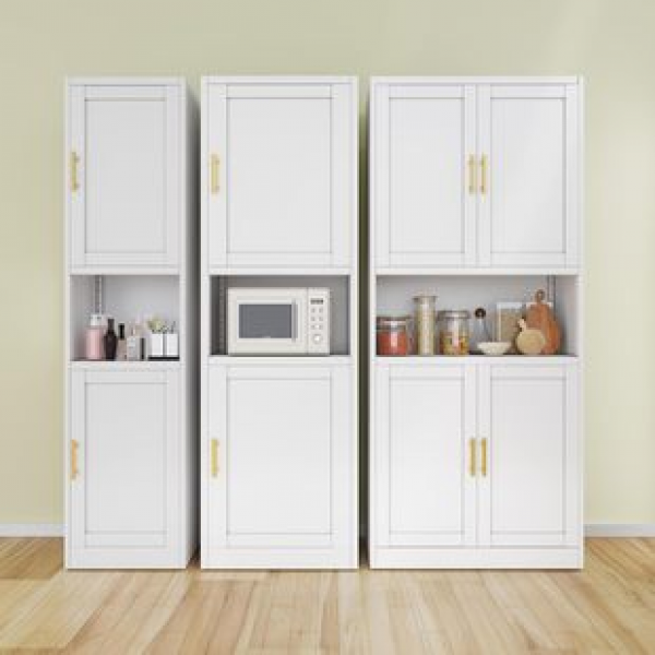 Plate bathroom high bathroom cabinet floor standing storage cabinet with double door storage cabinet cross-border Amazon foreign trade hot selling