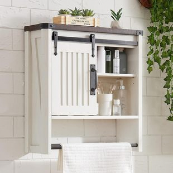 Adjustable shelf wall mounted storage cabinet, Amazon foreign trade hot selling plate bathroom narrow storage cabinet trend