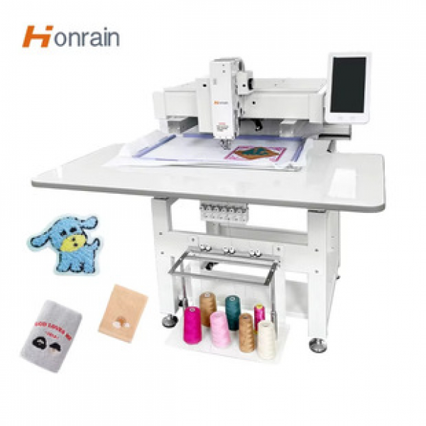 Cross border manufacturer direct sales performance single head computer embroidery machine automatic flat towel embroidery machine with computer popular trend