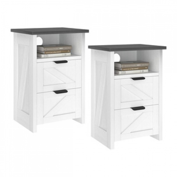 Foreign trade bedside table panel home simple white bedside table minimalist bedside table cross-border direct sales Amazon hot selling