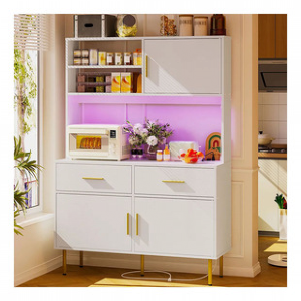 Nordic light luxury dining cabinet integrated against the wall for home storage, high-end living room wine cabinet, modern minimalist kitchen cabinet, trendy