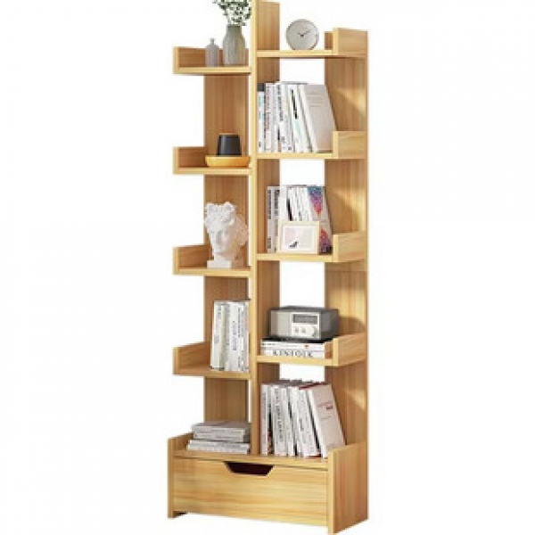Creative internet celebrity tree shaped small storage room, home storage rack, student bookshelf, simple bookshelf, floor standing storage rack