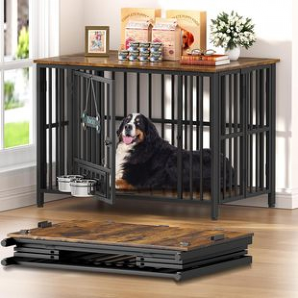 Large dogs do not need to be assembled for home use. In cross-border dog cages, large dogs are reinforced and can be folded with large space