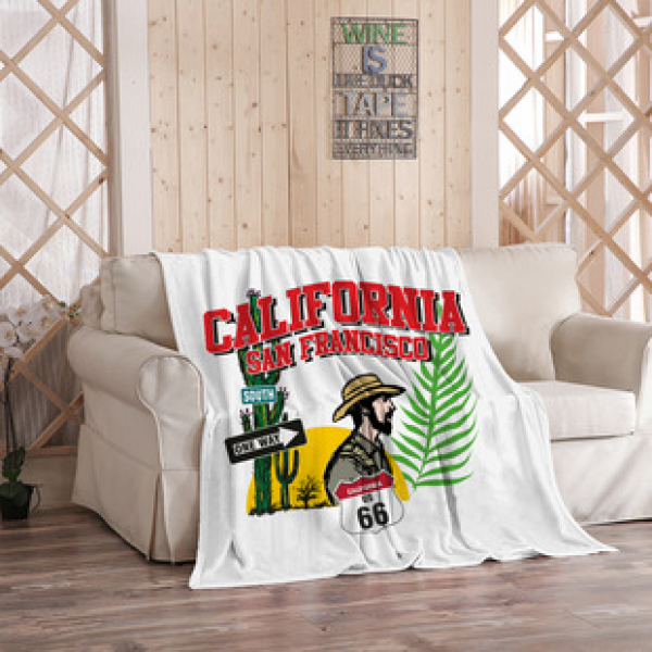 Blanket, anime star photo, flannel blanket, air conditioning, nap blanket, idol support blanket