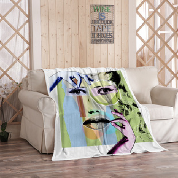 Blanket, anime star photo, flannel blanket, air conditioning, nap blanket, idol support blanket