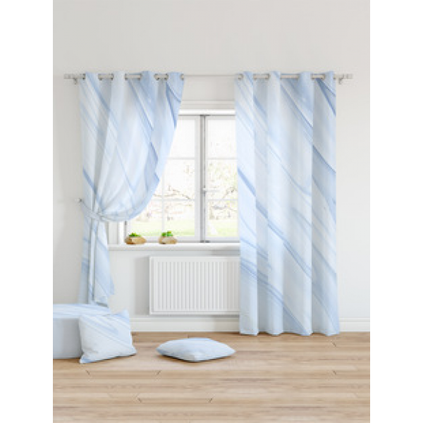 Manufacturer supplies cross-border flat Amazon Wish hot selling 3D digital printed marble patterned indoor waterproof curtains
