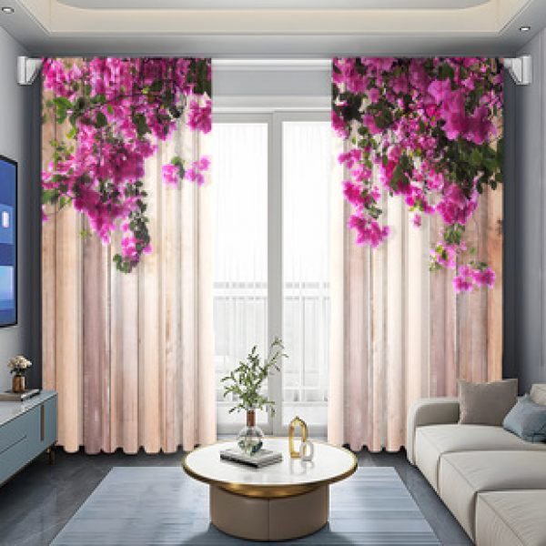 2PCS City Scene Curtain Factory Delivers 3D Digital Printing Cross border Amazon Curtain Hot Selling Pattern