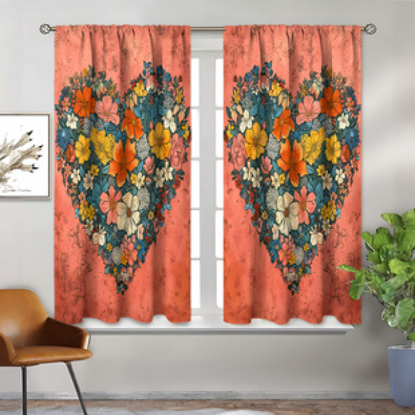 2PCS City Scene Curtain Factory Delivers 3D Digital Printing Cross border Amazon Curtain Hot Selling Pattern