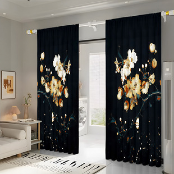 2PCS City Scene Curtain Factory Delivers 3D Digital Printing Cross border Amazon Curtain Hot Selling Pattern