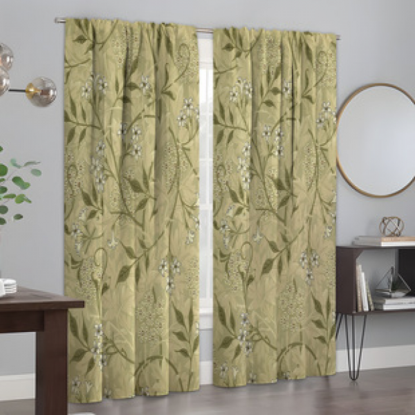 2PCS Flower Character Curtain Factory OEM 3D Digital Printing Cross border Amazon Curtain Hot Selling Pattern