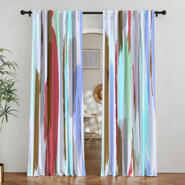 1PC premium velvet printed curtain factory distributes 3D digital printing cross-border Amazon curtain hot selling patterns