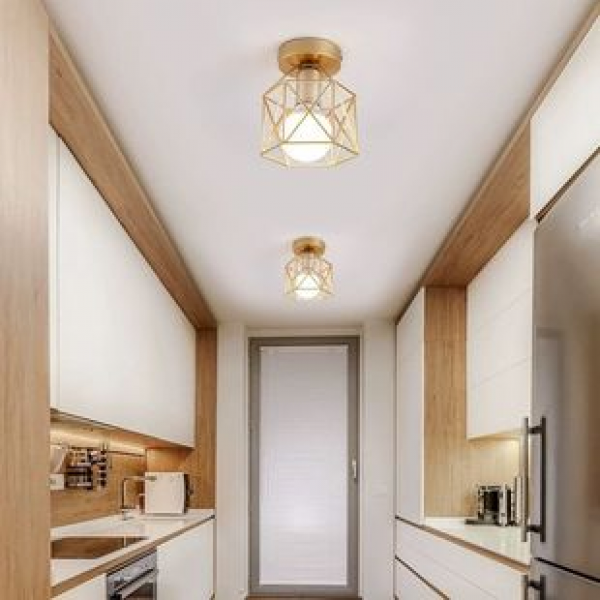 Nordic minimalist postmodern balcony lights, corridors, entrance halls, entryways, cloakrooms, personalized LED ceiling lights