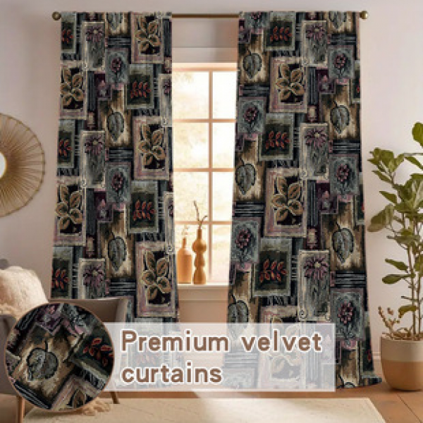 Manufacturer's direct supply to cross-border e-commerce, Amazon. Simple solid color blackout velvet curtains for living rooms, bedrooms, balconies, and dropshipping