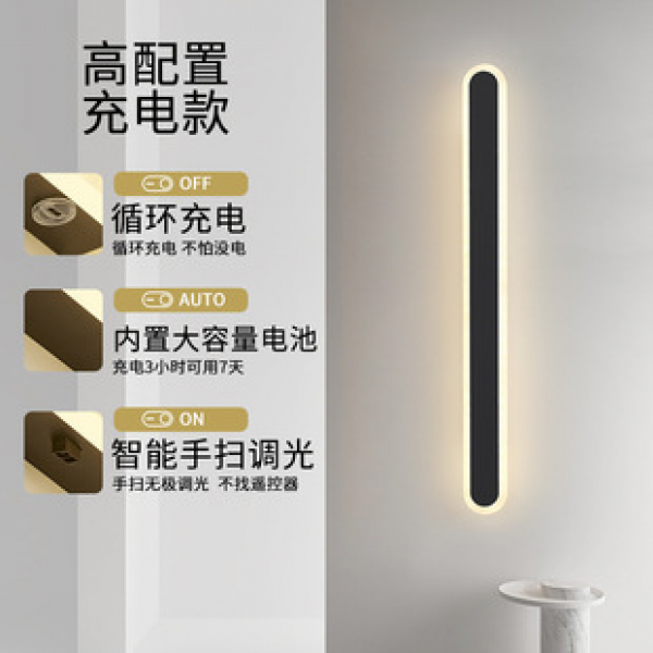 Indoor wall lamp, minimalist hallway, living room background, bedroom, bedside lamp