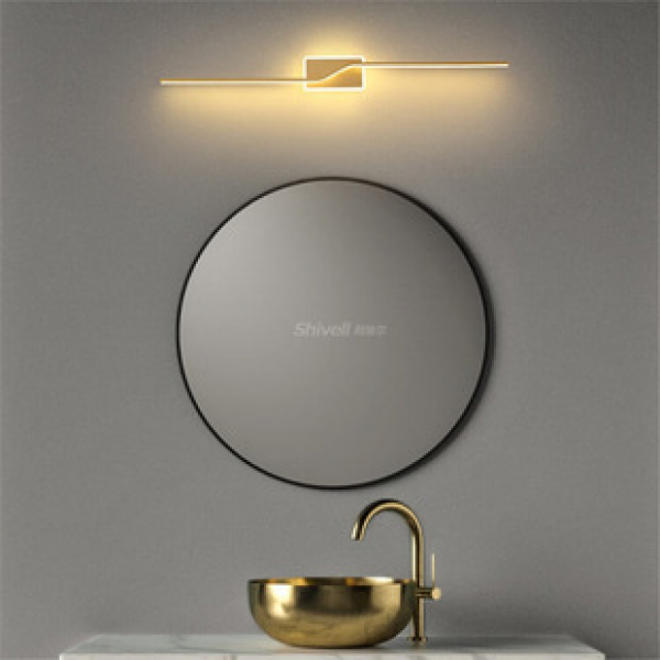Source Factory Nordic LED Wall Light Bedroom Living Room Modern Minimalist Bedlight Corridor Background Wall Mirror Front Light Fixture