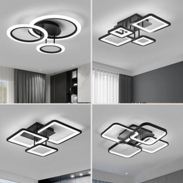 Cross border e-commerce LED ceiling light, bedroom light, minimalist Zhongshan home decoration lighting, whole house living room lighting, hall main light
