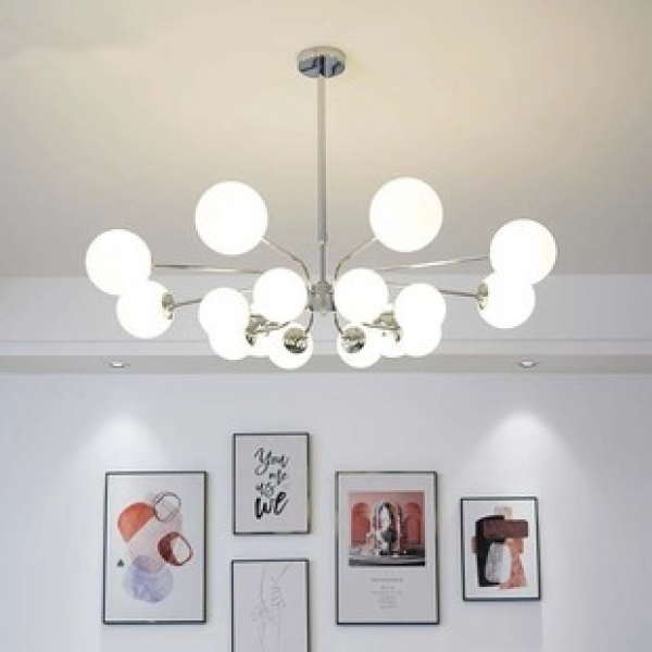 Nordic retro hall main light creative bedroom dining room lighting living room light Bauhaus French vintage magic bean pendant light