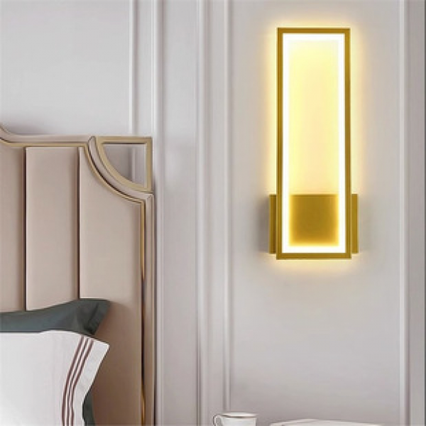 2023 new wall lamp bedroom bedside lamp modern simple aisle lamp internet famous light luxury living room background wall lamp
