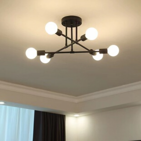 Cross border Nordic home small pendant light, creative personality, wrought iron small living room light, dining room lighting, simple bedroom ceiling light