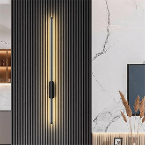 No drilling, intelligent charging, long strip wall light, hand scan switch, minimalist hallway, living room, background, bedroom, bedside lamp