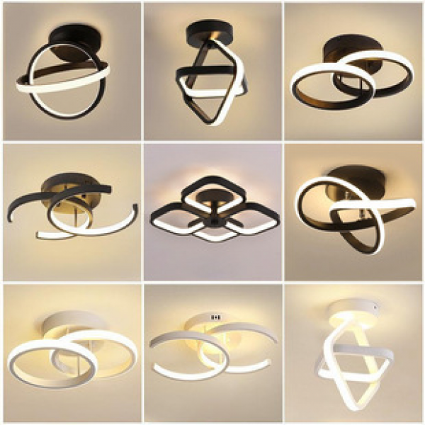 Cross border modern minimalist corridor lights, LED corridor lights, creative entry, entrance hall, dressing room, exposed ceiling lights
