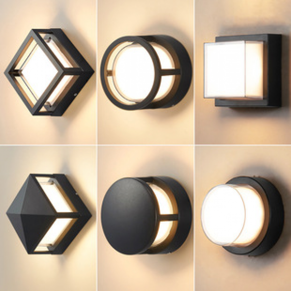Wall lamp, column head, outdoor dual-use, multi-purpose courtyard lamp, fence, outdoor street lamp, waterproof villa gate, wall pillar