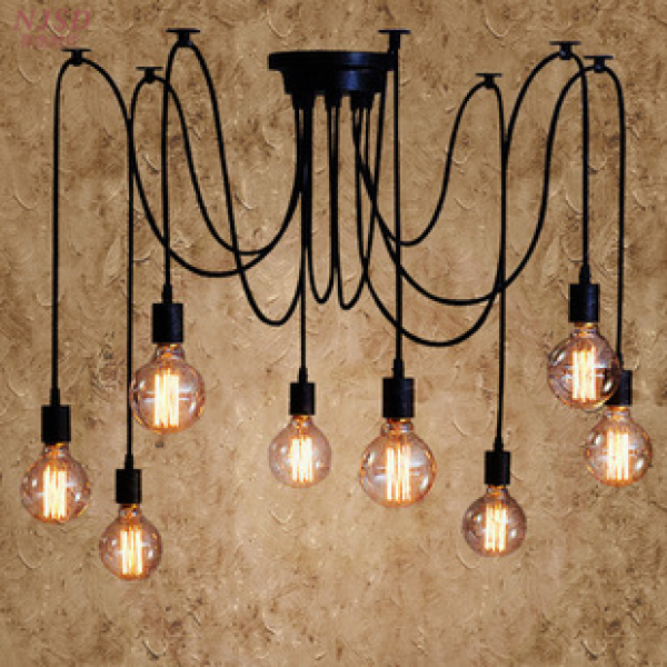 Creative pendant lamp, coffee office, scattered flower, heavenly maiden, scattered flower, industrial style, clothing store, spider office lamp, restaurant, heavenly maiden