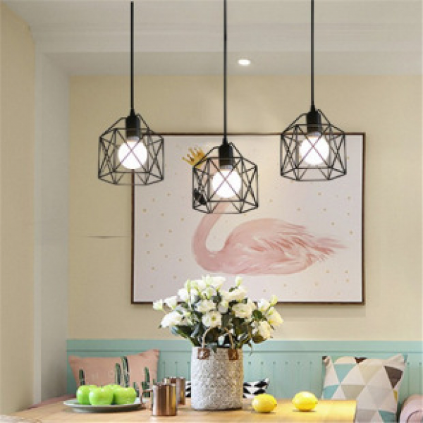 Nordic restaurant pendant light, modern minimalist industrial style, retro creative personality, bar counter, bedroom aisle, bedside small pendant light