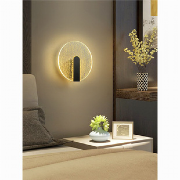 2023 New Nordic Creative LED Bedhead and Bedroom Light Modern, Simple and Warm Living Room Background Wall Light