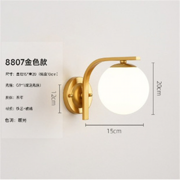 Minimalist modern bedroom wall lamp, Chinese creative bedside lamp, super bright internet celebrity decoration corridor, foyer, staircase, corridor light