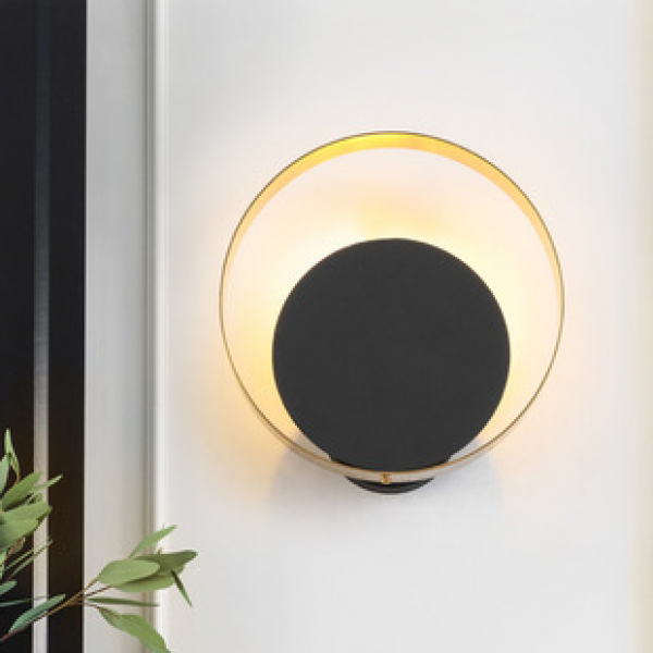 Creative light luxury background wall lamp, modern and simple hotel corridor, internet famous bed lamp, designer corridor wall lamp