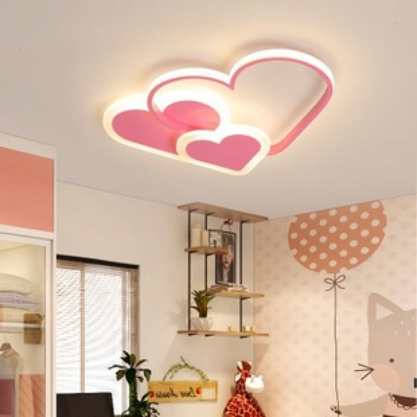 Creative Children's Room Light Intelligent Love Cloud Ceiling Light Simple Modern Bedroom Light Cartoon Room Star Light