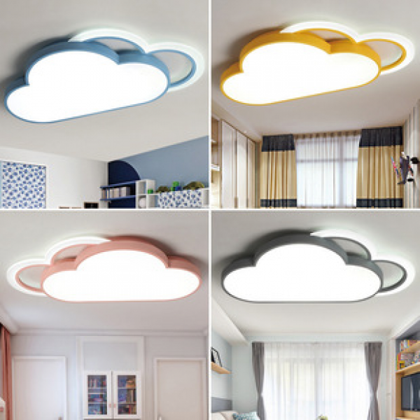 LED Children's Room Ceiling Light Cartoon Cloud Creative Light Fixture Personalized Bedroom Boys and Girls Simple Modern Light