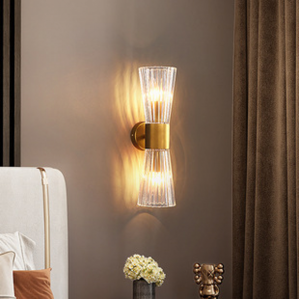Bedhead wall lamp, bedroom LED minimalist corridor lamp, light luxury post-modern internet famous wall mounted lamp, creative lighting