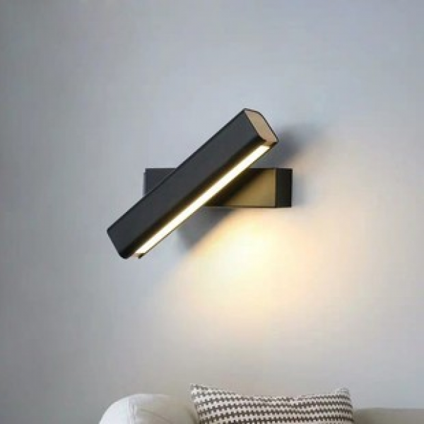 Cross border bedroom bedside wall lamp, simple and creative bar corridor staircase study wall corridor lamp, rotatable wall lamp