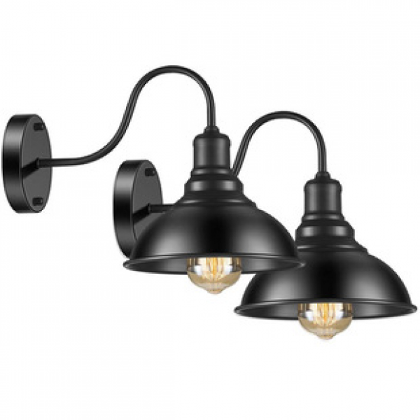 Wall lamp American creative retro loft industrial style iron art dimmable bar coffee shop bedroom study corridor light